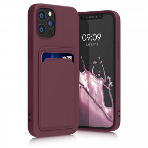 Husa pentru Apple iPhone 12 / iPhone 12 Pro, Silicon, Violet, 55112.190, kwmobile - Img 1