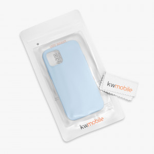 Husa pentru Apple iPhone 12 Pro Max, Silicon, Albastru, 52644.58 - Img 7