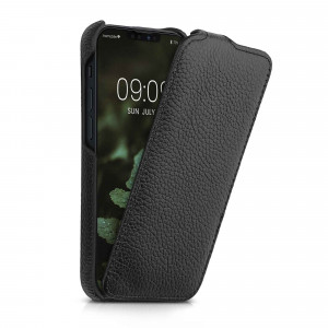 Husa pentru Apple iPhone 13 Mini, Piele naturala, Negru, 56409.01, kalibri - Img 2