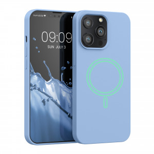 Husa pentru Apple iPhone 13 Pro, Silicon, Albastru, 56560.58, kwmobile - Img 1