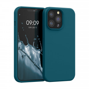 Husa pentru Apple iPhone 13 Pro, Silicon, Verde, 55880.57, kwmobile - Img 1