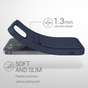 Husa pentru Apple iPhone 13, Silicon, Albastru, 55955.17, kwmobile - Img 3