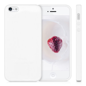 Husa pentru Apple iPhone 5 / iPhone 5s / iPhone SE, Silicon, Alb, 33098.02 - Img 2