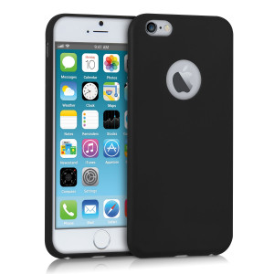 Husa pentru Apple iPhone 6 / iPhone 6s, Silicon, Negru, 33100.01 - Img 1