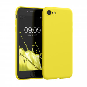 Husa pentru Apple iPhone 8 / iPhone 7 / iPhone SE 2, Silicon, Galben, 49979.165, kwmobile - Img 1