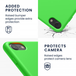 Husa pentru Apple iPhone 8 / iPhone 7 / iPhone SE 2, Silicon, Verde, 40225.159 - Img 4