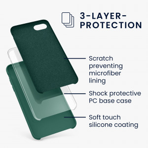 Husa pentru Apple iPhone 8 / iPhone 7 / iPhone SE 2, Silicon, Verde, 40225.184 - Img 3