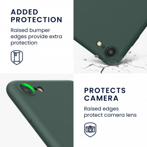 Husa pentru Apple iPhone 8 / iPhone 7 / iPhone SE 2, Silicon, Verde, 49979.171, kwmobile - Img 4