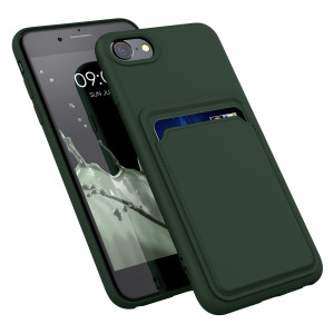 Husa pentru Apple iPhone 8 / iPhone 7 / iPhone SE 2, Silicon, Verde, 55117.80, kwmobile - Img 1