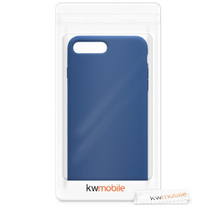 Husa pentru Apple iPhone 8 Plus / iPhone 7 Plus, Silicon, Albastru, 40842.116 - Img 7