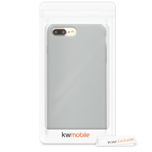 Husa pentru Apple iPhone 8 Plus / iPhone 7 Plus, Silicon, Gri, 40842.70 - Img 7