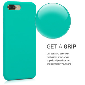 Husa pentru Apple iPhone 8 Plus / iPhone 7 Plus, Silicon, Verde, 40842.37 - Img 4