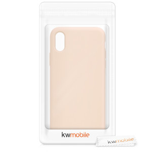 Husa pentru Apple iPhone X / iPhone XS, Silicon, Bej, 46313.154 - Img 7