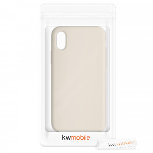 Husa pentru Apple iPhone X / iPhone XS, Silicon, Crem, 46313.210 - Img 7