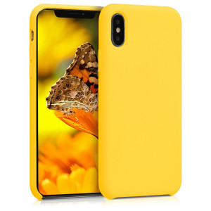 Husa pentru Apple iPhone X / iPhone XS, Silicon, Galben, 42495.165 - Img 1