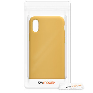Husa pentru Apple iPhone X / iPhone XS, Silicon, Galben, 46313.143 - Img 7