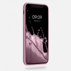 Husa pentru Apple iPhone X / iPhone XS, Silicon, Mov, 42492.10, kwmobile - Img 3