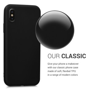 Husa pentru Apple iPhone X / iPhone XS, Silicon, Negru, 42492.47 - Img 4
