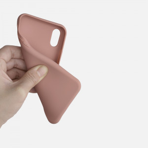 Husa pentru Apple iPhone X / iPhone XS, Silicon, Roz, 42492.193 - Img 8