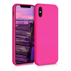 Husa pentru Apple iPhone X / iPhone XS, Silicon, Roz, 52975.77 - Img 1