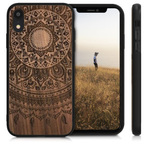 Husa pentru Apple iPhone XR, Lemn, Maro, 46748.05 - Img 2