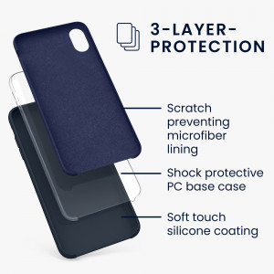 Husa pentru Apple iPhone XR, Silicon, Albastru, 45910.186 - Img 3