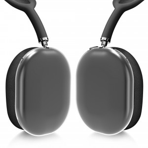 Husa pentru casti Apple AirPods Max, Kwmobile, Transparent, Silicon, 54208.03 - Img 3