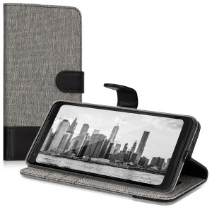 Husa pentru Google Pixel 2 xL, Textil, Gri, 43355.22 - Img 2