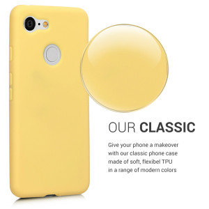 Husa pentru Google Pixel 3, Silicon, Galben, 45967.49 - Img 4