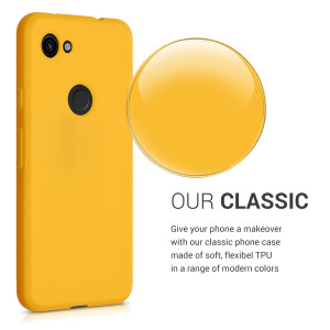Husa pentru Google Pixel 3a, Silicon, Galben, 47590.143 - Img 4