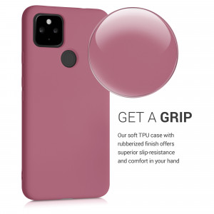 Husa pentru Google Pixel 4a 5G, Silicon, Roz, 53779.167 - Img 5