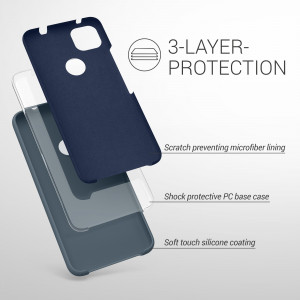 Husa pentru Google Pixel 4a, Silicon, Albastru, 52549.202 - Img 3