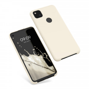 Husa pentru Google Pixel 4a, Silicon, Crem, 52549.204 - Img 2