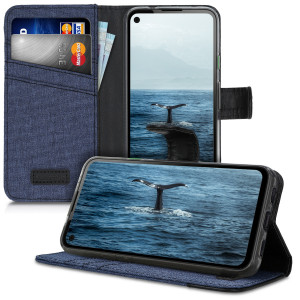 Husa pentru Google Pixel 4a, Textil, Albastru, 52250.17 - Img 5