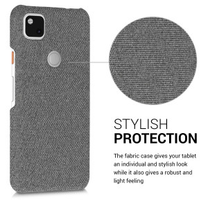 Husa pentru Google Pixel 4a, Textil, Gri, 52048.22 - Img 4