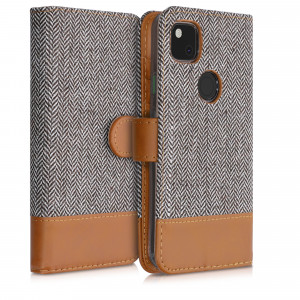 Husa pentru Google Pixel 4a, Textil, Gri, 52250.25 - Img 4