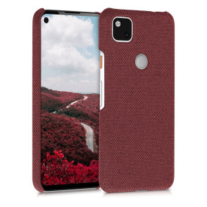 Husa pentru Google Pixel 4a, Textil, Rosu, 52048.76 - Img 1