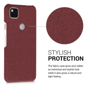 Husa pentru Google Pixel 4a, Textil, Rosu, 52048.76 - Img 4