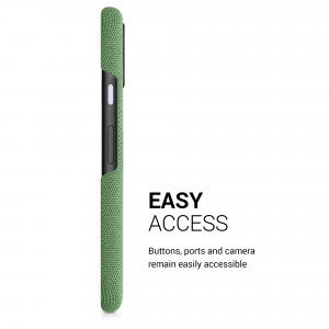 Husa pentru Google Pixel 5, Textil, Verde, 52433.07 - Img 5
