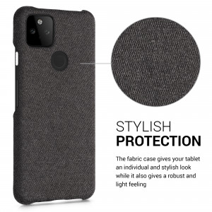 Husa pentru Google Pixel 5a, Textil, Gri, 54994.19 - Img 4