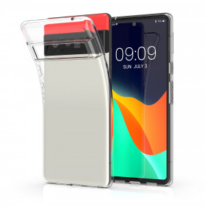Husa pentru Google Pixel 6 Pro, Silicon, Transparent, 55855.03, kwmobile - Img 1