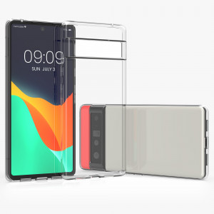 Husa pentru Google Pixel 6 Pro, Silicon, Transparent, 55855.03, kwmobile - Img 4