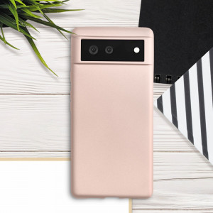 Husa pentru Google Pixel 6, Silicon, Crem, 55783.31, kwmobile - Img 3