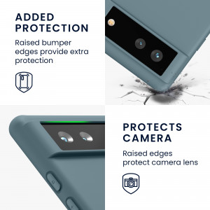 Husa pentru Google Pixel 6, Silicon, Verde, 55434.207 - Img 4