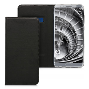 Husa pentru Huawei Nova 2s, Piele ecologica, Negru, 44014.01 - Img 1