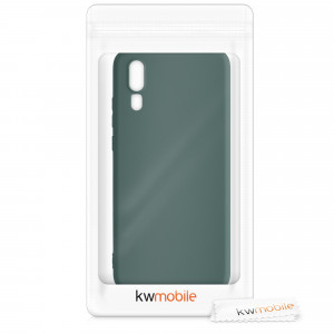 Husa pentru Huawei P20, Silicon, Verde, 44212.171 - Img 7