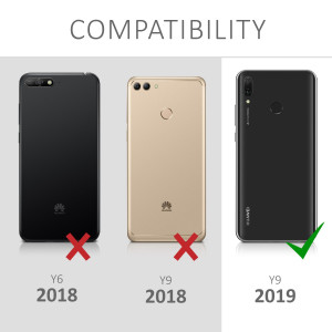 Husa pentru Huawei Y9 (2019), Policarbonat, Rosu, 48889.36 - Img 6