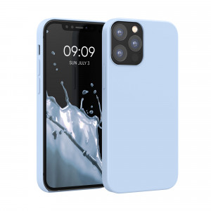 Husa pentru iPhone 12 / iPhone 12 Pro, Silicon, Albastru, 52641.58 - Img 1