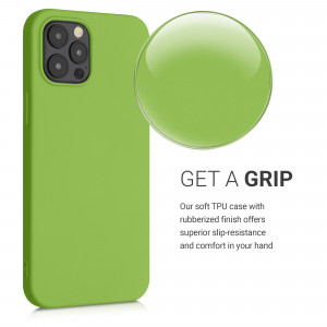 Husa pentru iPhone 12 Pro Max, Silicon, Verde, 52714.220 - Img 5
