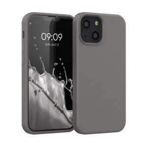 Husa pentru iPhone 13 Mini, Silicon, Gri, 55877.155 - Img 1